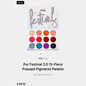 ❗️FINAL OFFER | Festival 2.0 Fierce Eyeshadow Palette